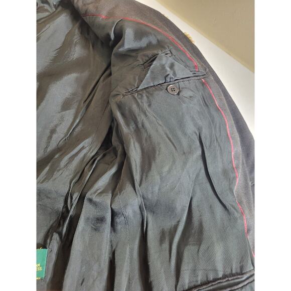 Shabby Chic HOBO Boho Gray Two-Button Patched Crochet Brooch Jacket Women's 45" - Picture 16 of 16